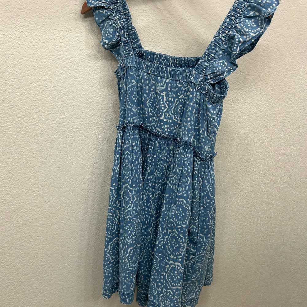 Madewell Fluttersleave Ruffle Floral Mini Dress - Picture 5 of 6
